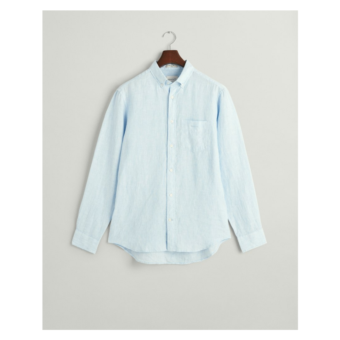 Gant - Herren Langarmhemd - Blau - Größe: XXXL - bei Tara-M