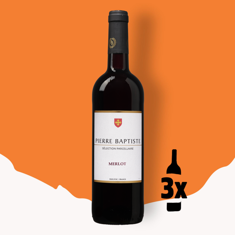 Pierre Baptiste Merlot Probeerpakket (3) 2024