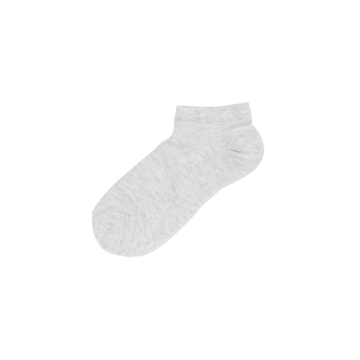 HEMA HEMA Dames Enkelsokken Rib Grijsmelange (grijsmelange)