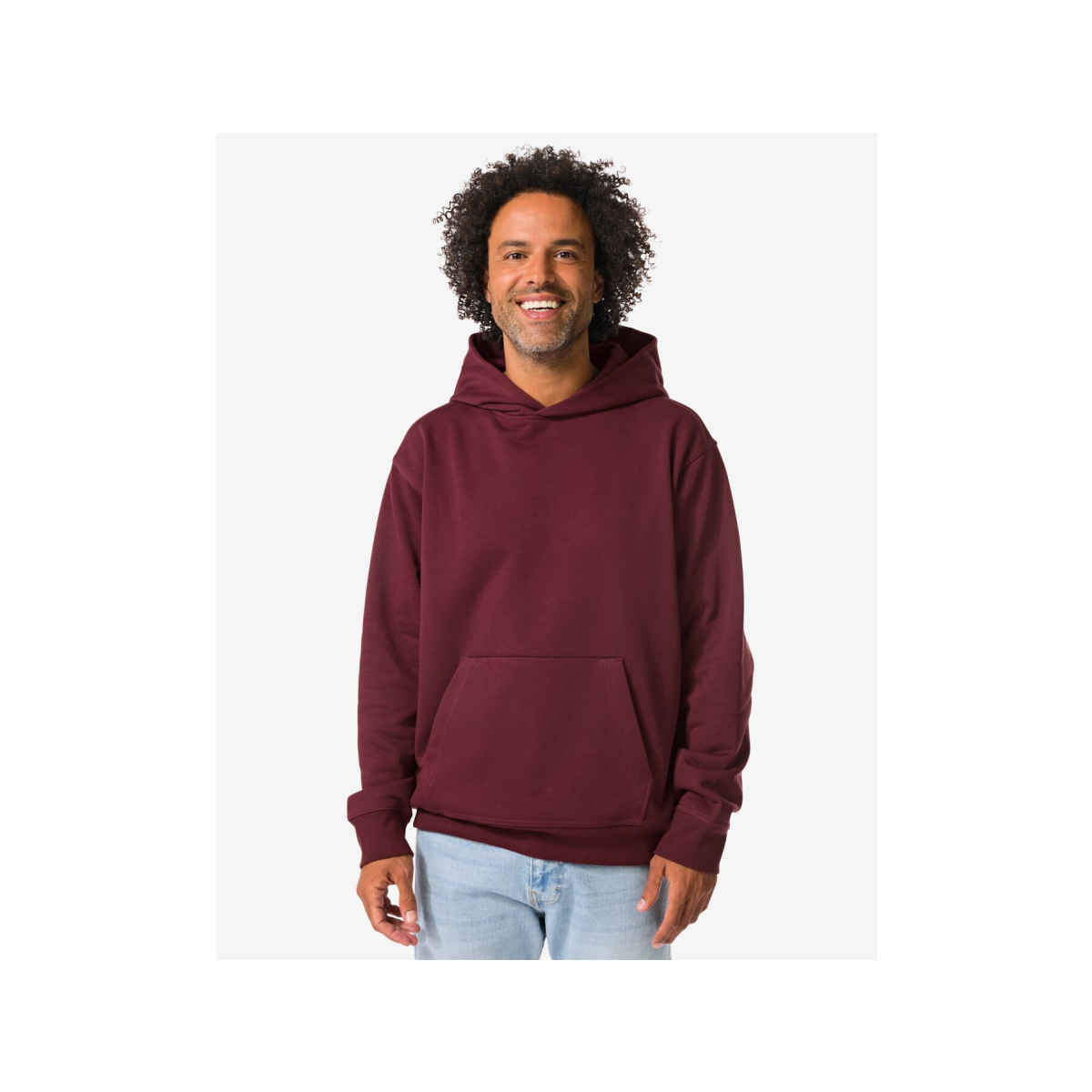 HEMA Herenhoodie Maarten donkerrood (donkerrood)