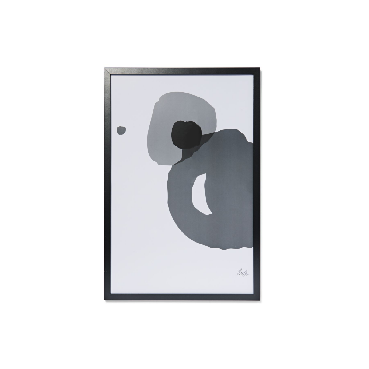 HEMA Fotolijst 40x60cm zwart hout zwart (zwart)