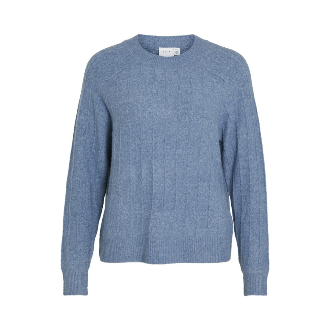 Vila - Damen Pullover - Blau - Größe: M - bei Tara-M
