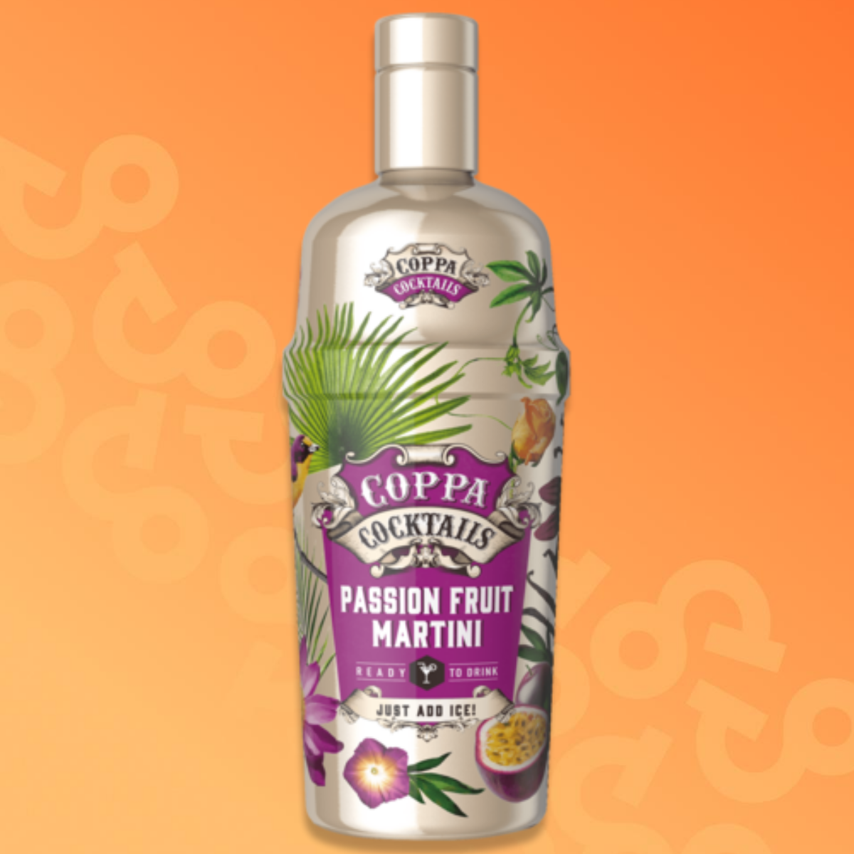 Bottle of Coppa Cocktails Passionfruit Martini 70 cl