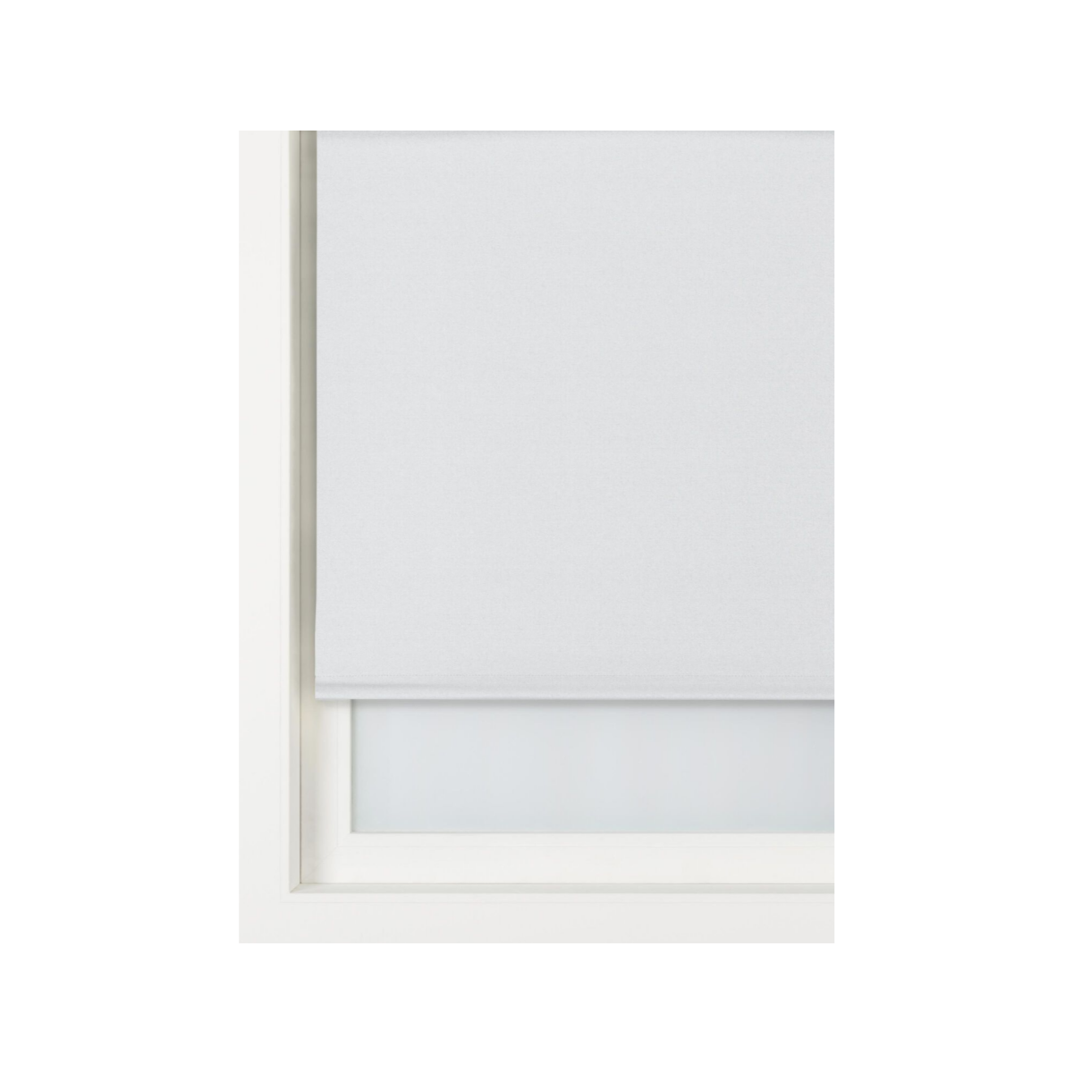 HEMA HEMA Rolgordijn Uni Lichtdoorlatend Wit (wit)