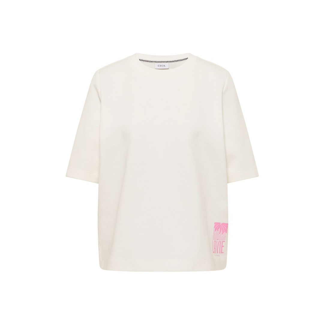 Cecil - Damen T-Shirt - Weiß - Größe: XL - bei Tara-M