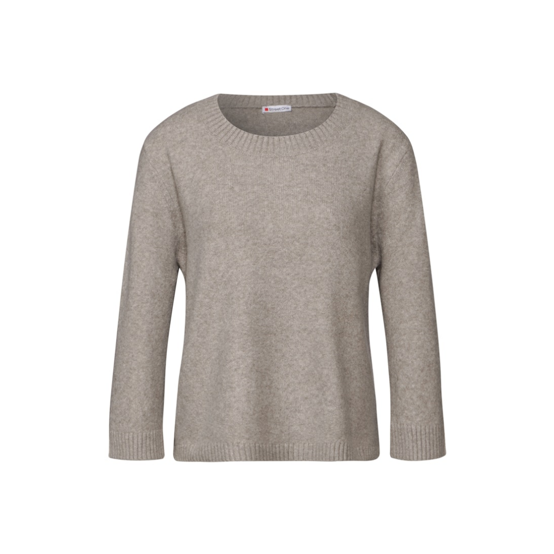 Street One - Damen Pullover - Braun - Größe: 44 - bei Tara-M