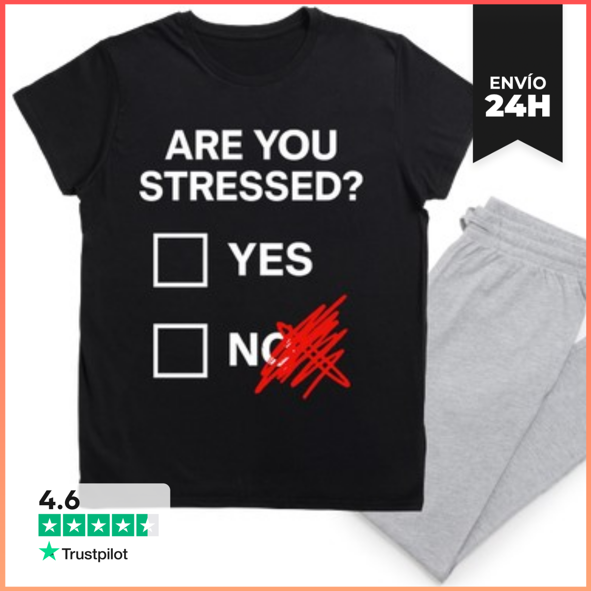 Pijama Estás Estresado Regalo Gracioso Inglés laTostadora