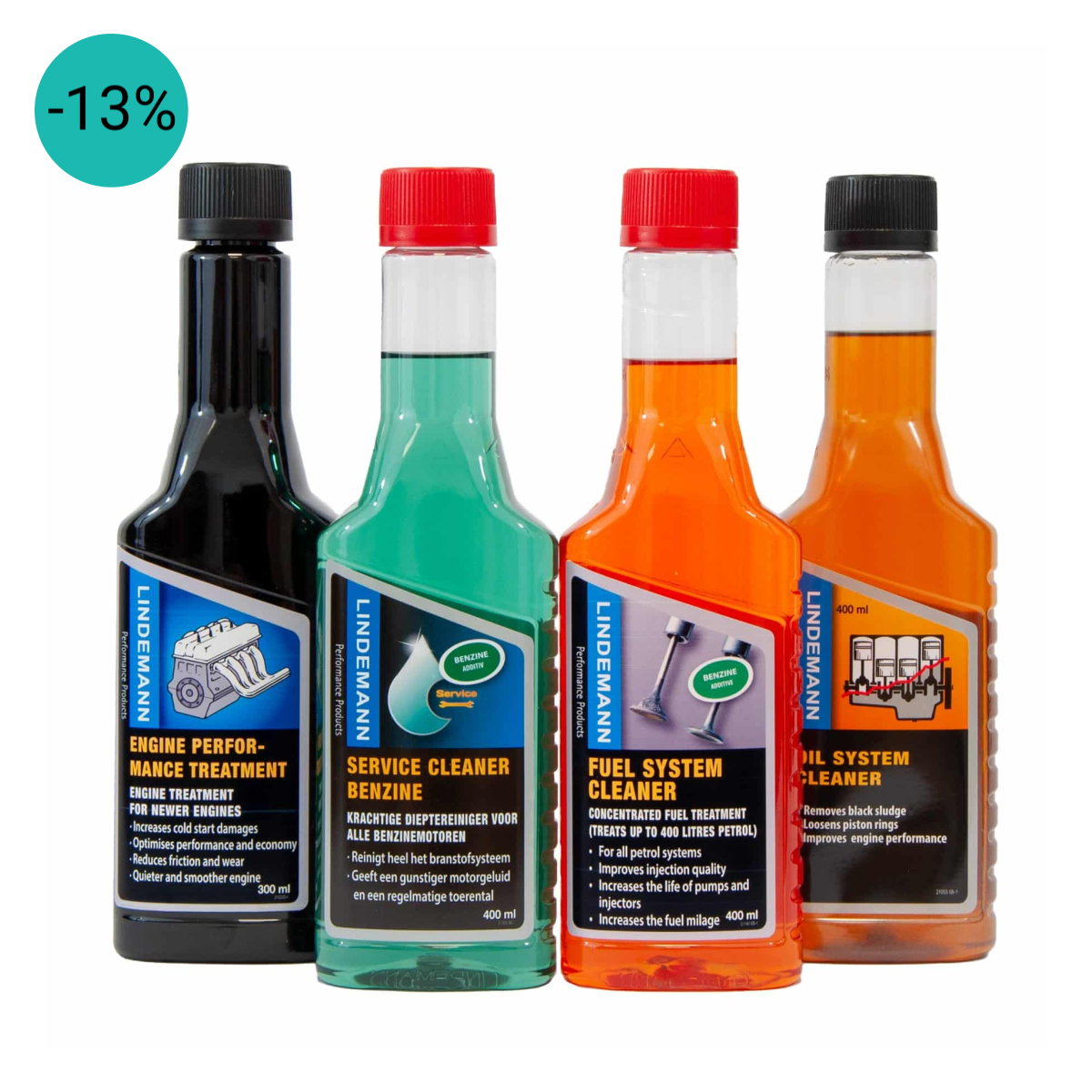 Lindemann Service Bundle Benzine | Onderhoudspakket Grote/Kleine Beurt Auto Diesel | Dutch Performance Products