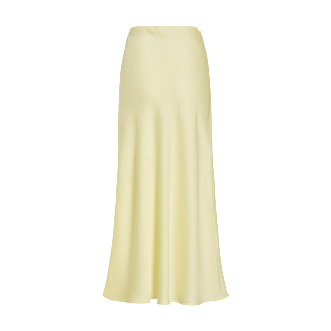Vila - Damen Rock - pastel yellow - Größe: 38 - bei Tara-M