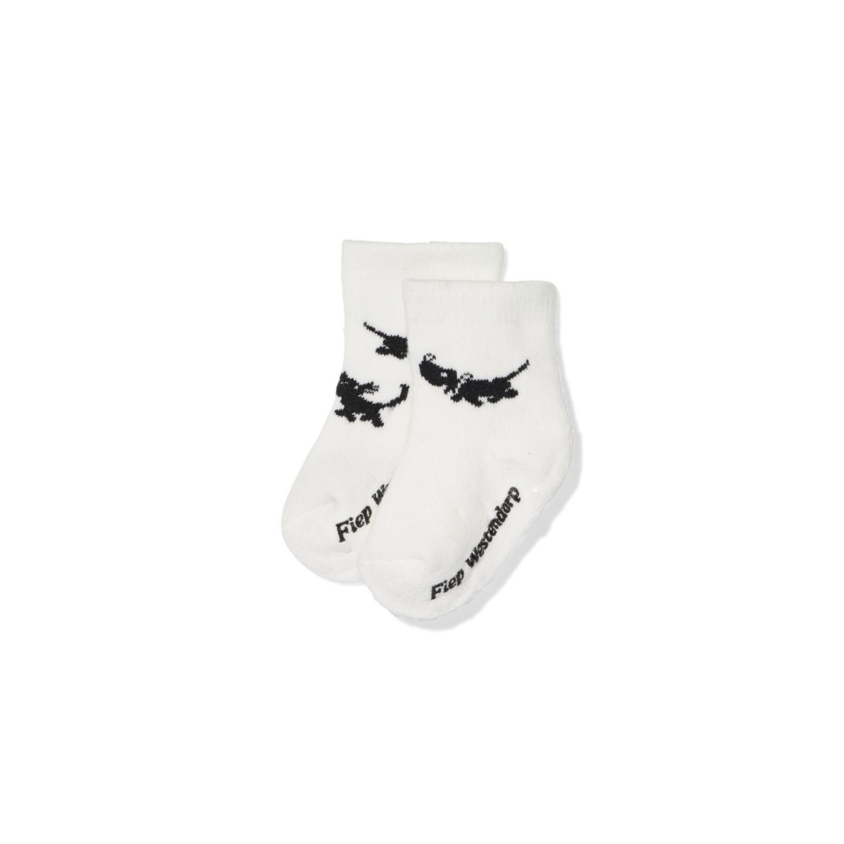 HEMA Takkie babysokken terry - 2 paar gebroken wit (gebroken wit)