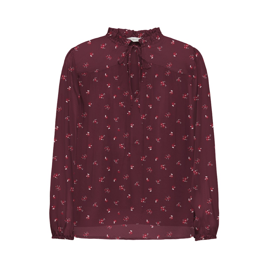 Only - Damen Langarmbluse - windsor wine - Größe: M - bei Tara-M