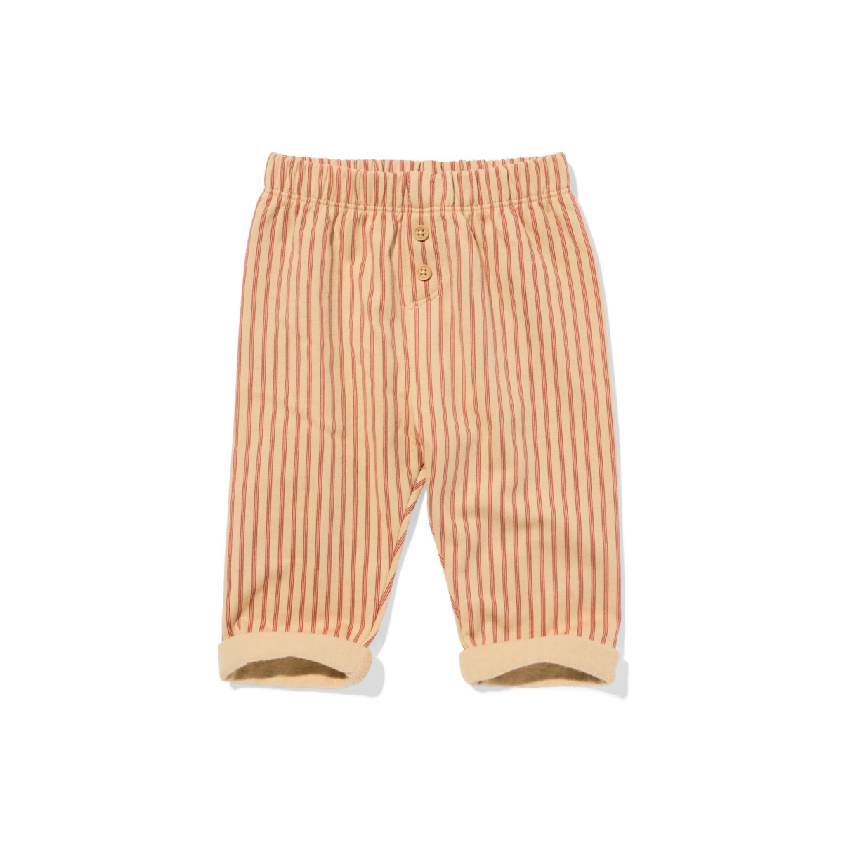 HEMA Baby sweatbroek comfy fit strepen bruin (bruin)