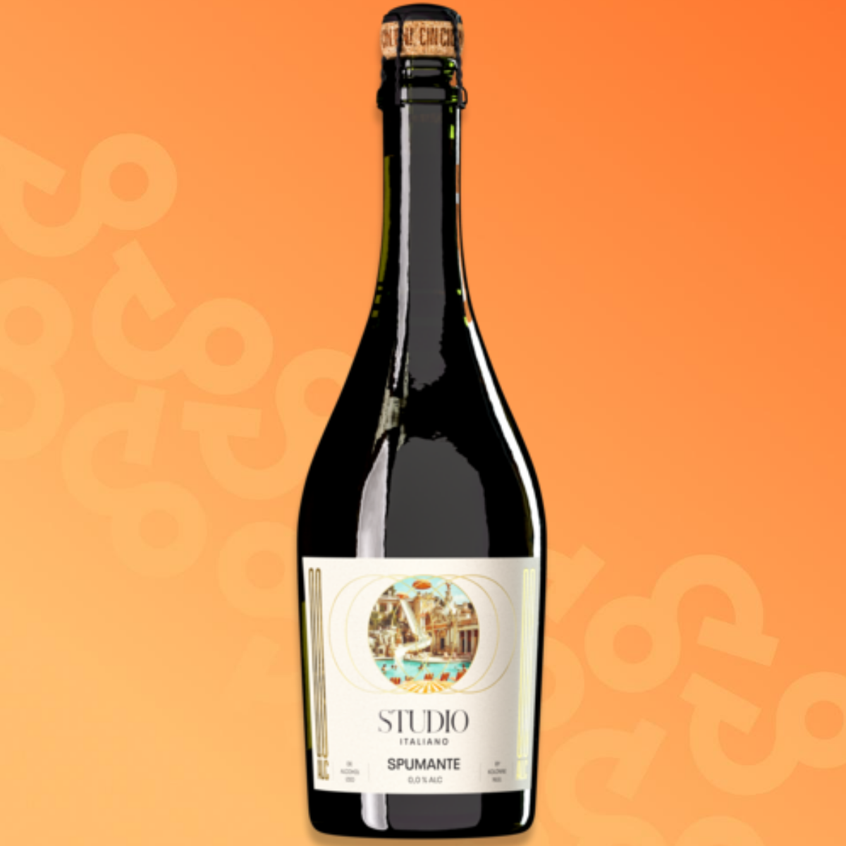Bottiglia Studio Italiano Spumante analcolico 75 cl