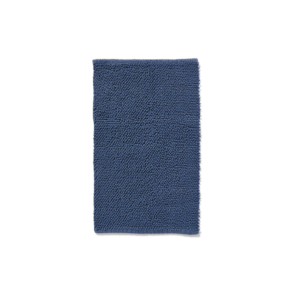 HEMA HEMA Badmat 50x85cm Chenille Staalblauw (donkerblauw)