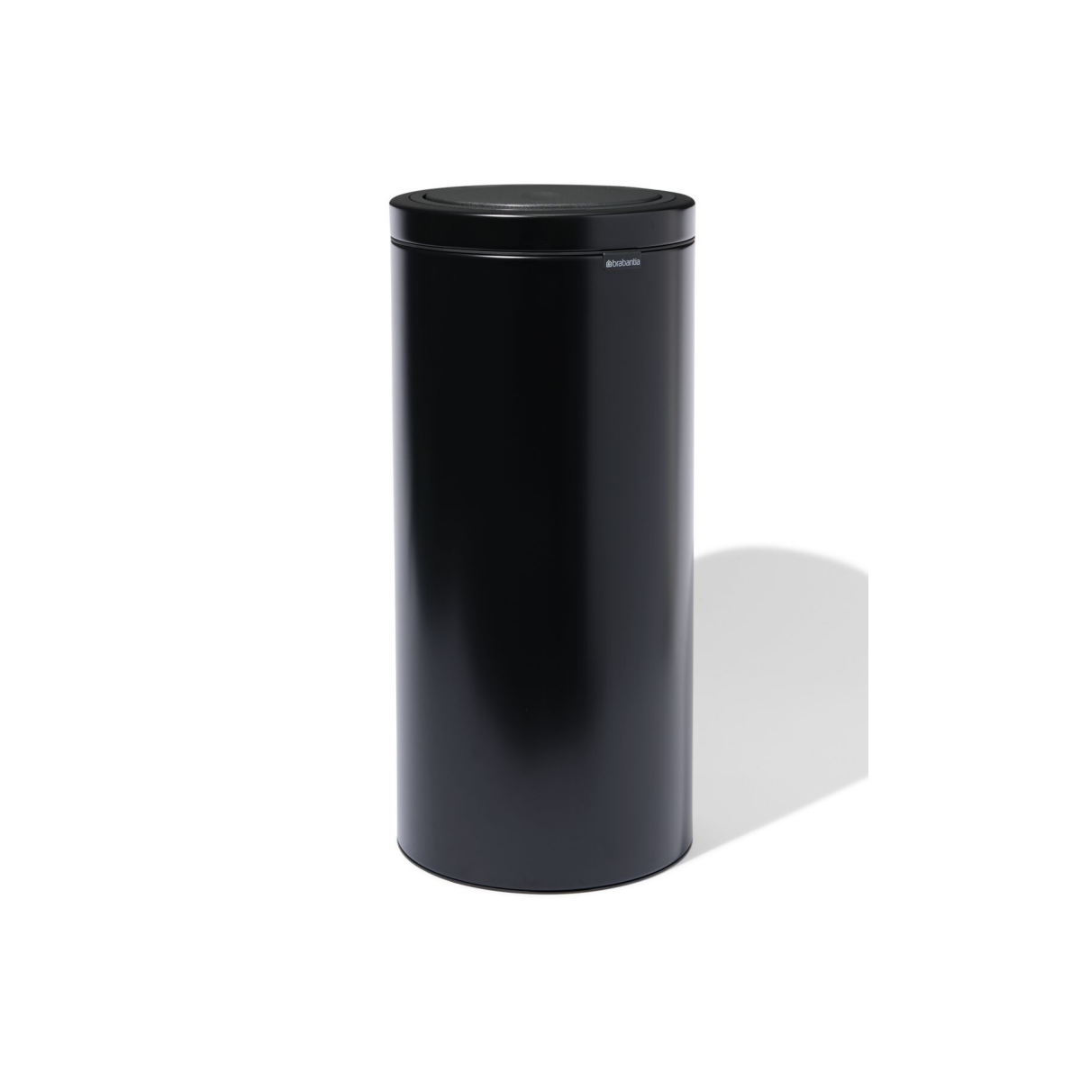 HEMA Brabantia Touch Bin Flat Top prullenbak 30L Matt Black - zwart (zwart)