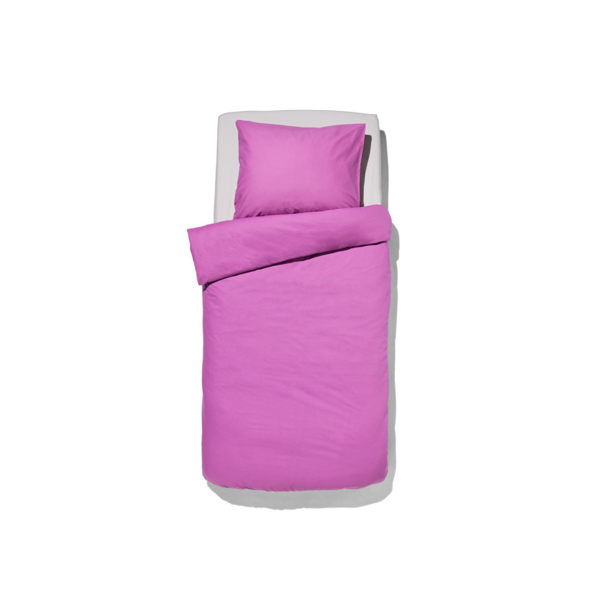 HEMA Dekbedovertrek 140x200/220cm zacht katoen violet (violet paars)