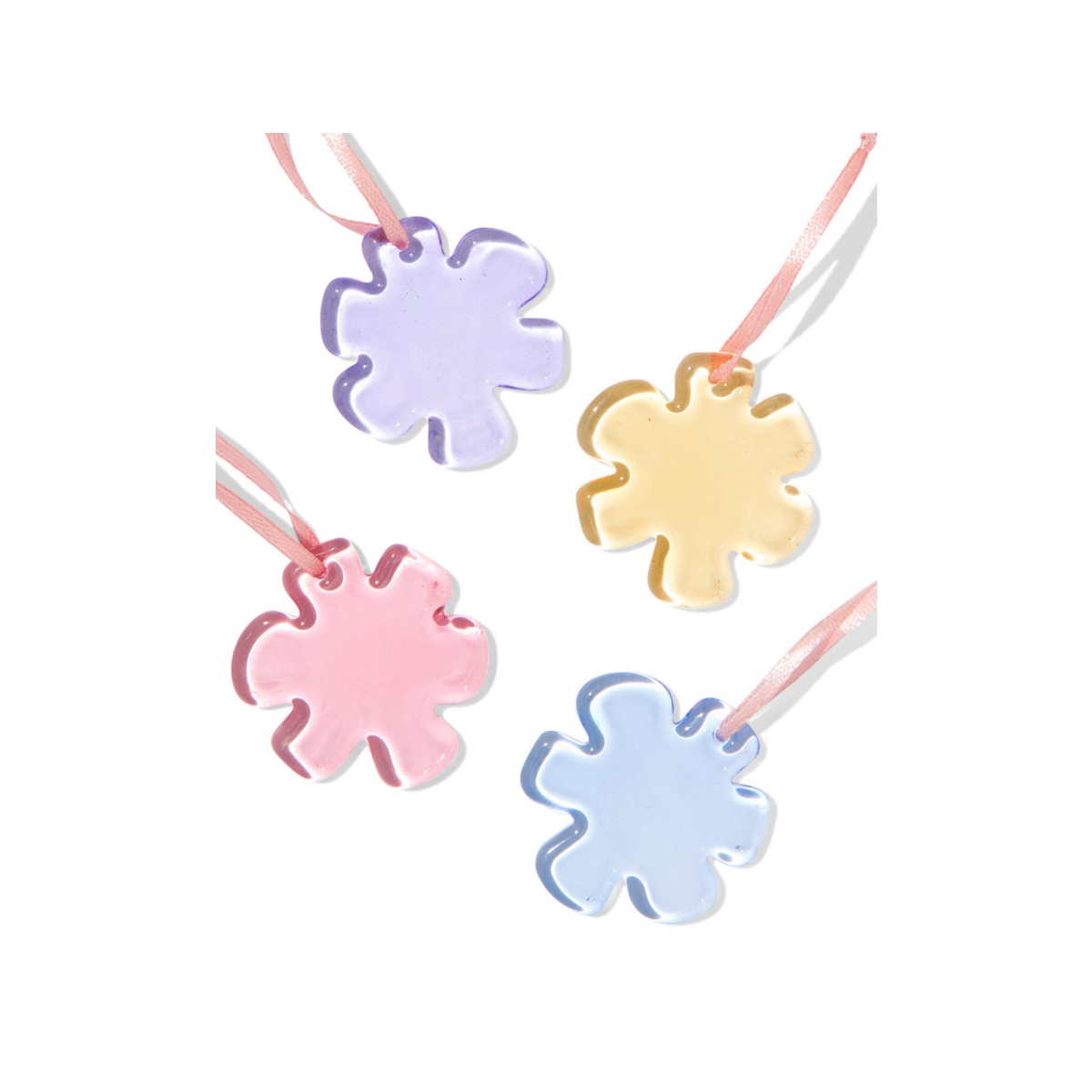 HEMA Paashangers glas bloem - 4 stuks