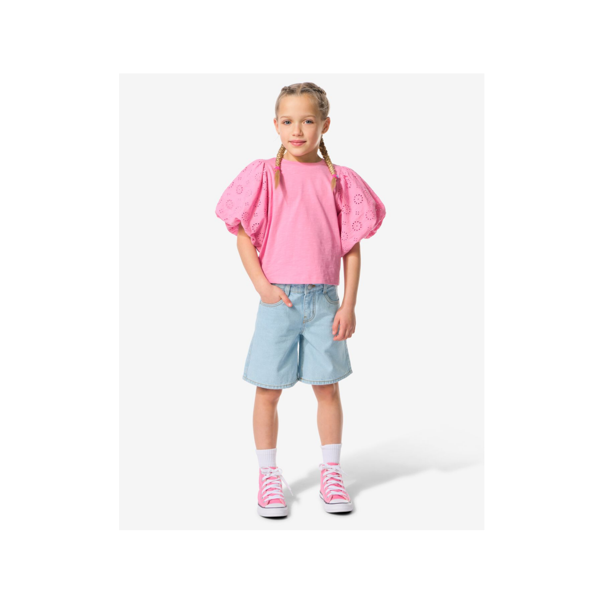 HEMA Kindershort blauw (blauw)