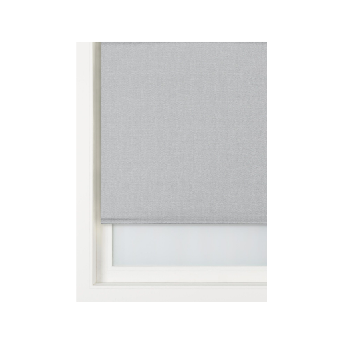 HEMA Rolgordijn structuur grof lichtdoorlatend middengrijs (middengrijs)