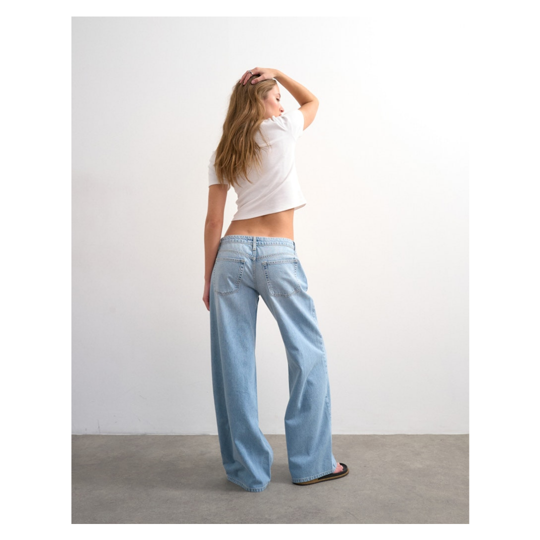 Topshop - Damen Jeans - Blau - Größe: 34-32 - bei Tara-M