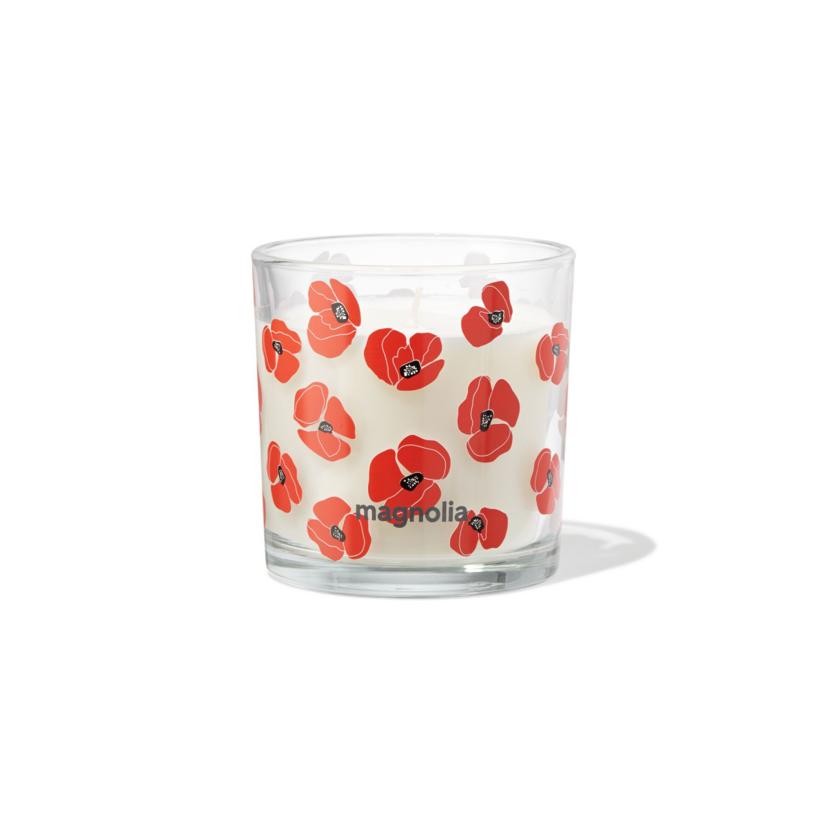 HEMA Geurkaars in glas ⌀10x10cm magnolia (oranje)