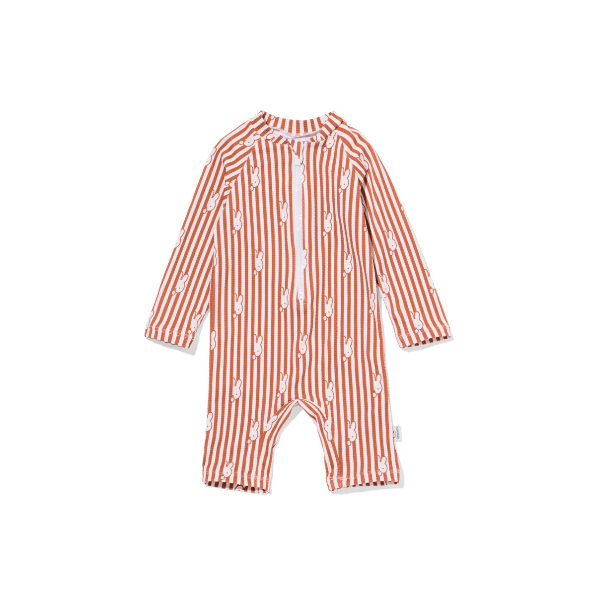 HEMA HEMA Nijntje Babyzwempak UPF40+ Streep Bruin (bruin)