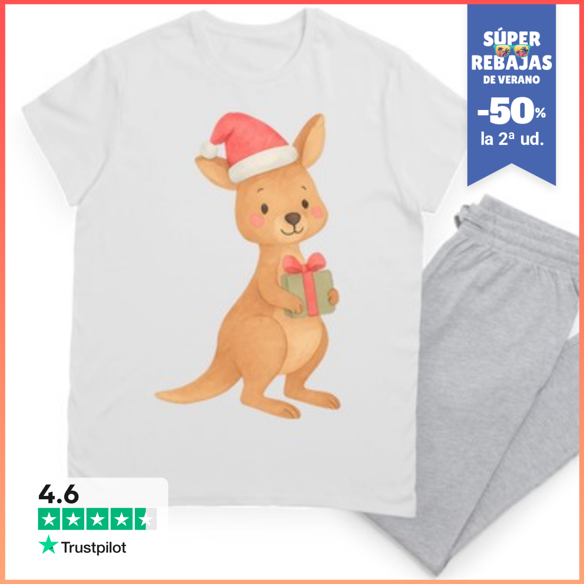 Pijama CANGURO NAVIDAD SANTA CLAUS XMAS LaTostadora