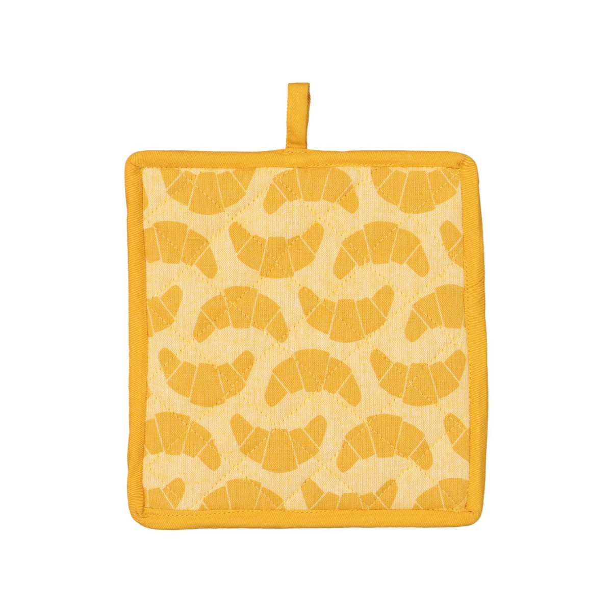 HEMA HEMA Pannenlap - 21 X 21 - Katoen - Okergeel Croissant (okergeel)