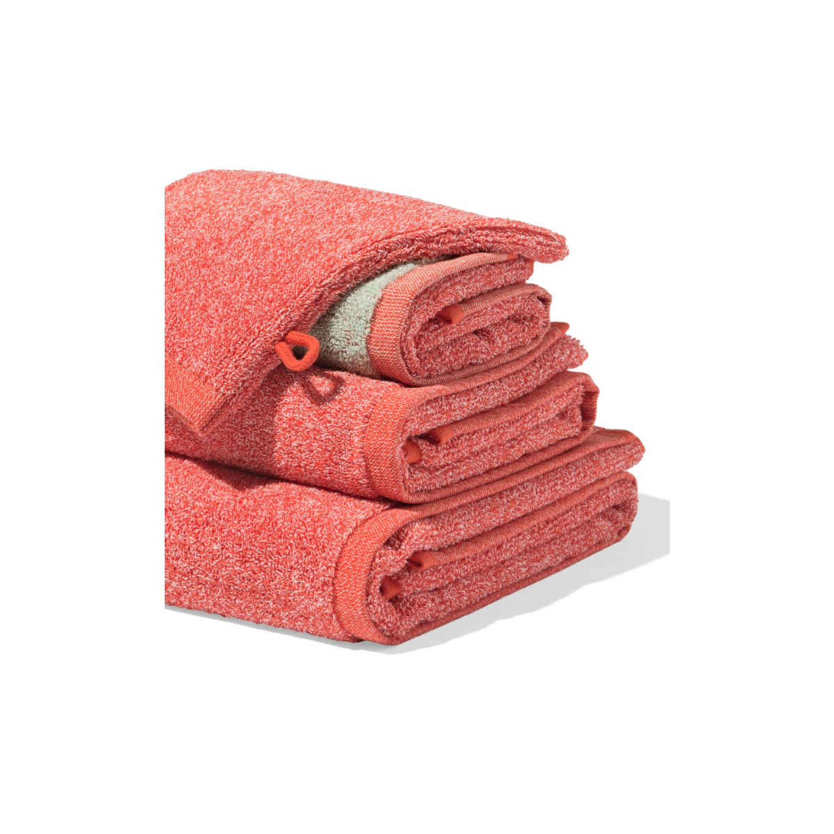 HEMA Handdoeken - zware kwaliteit rood (rood)