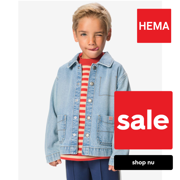 HEMA Kinder spijkerjas blauw (blauw)