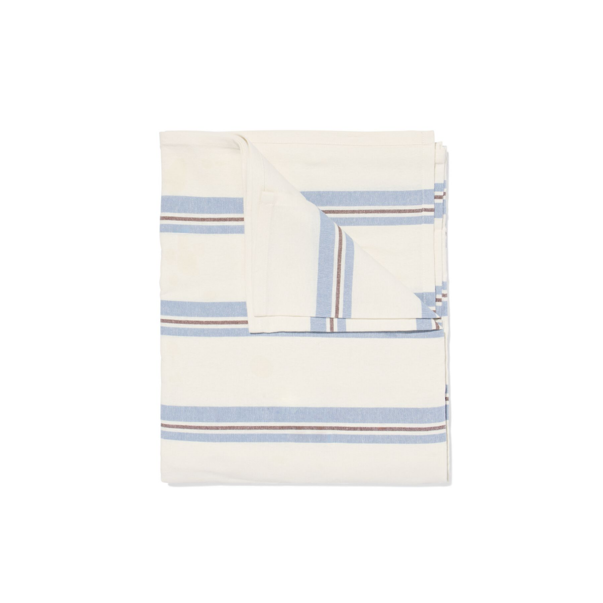 HEMA HEMA Tafelkleed 140x240cm Katoen Strepen Blauw (blauw)