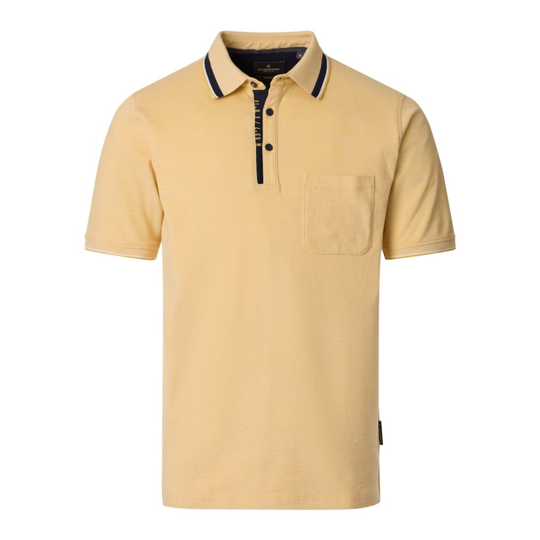 CASAMODA - Herren Poloshirt - Gelb - Größe: XL - bei Tara-M
