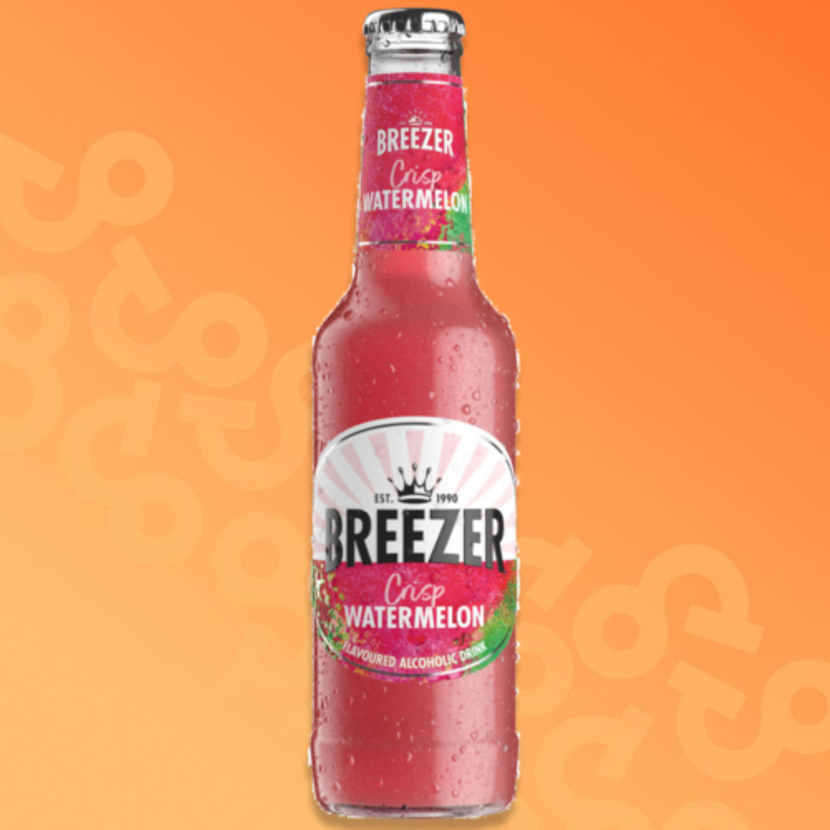 Bottle of Breezer Watermelon 27.5 cl