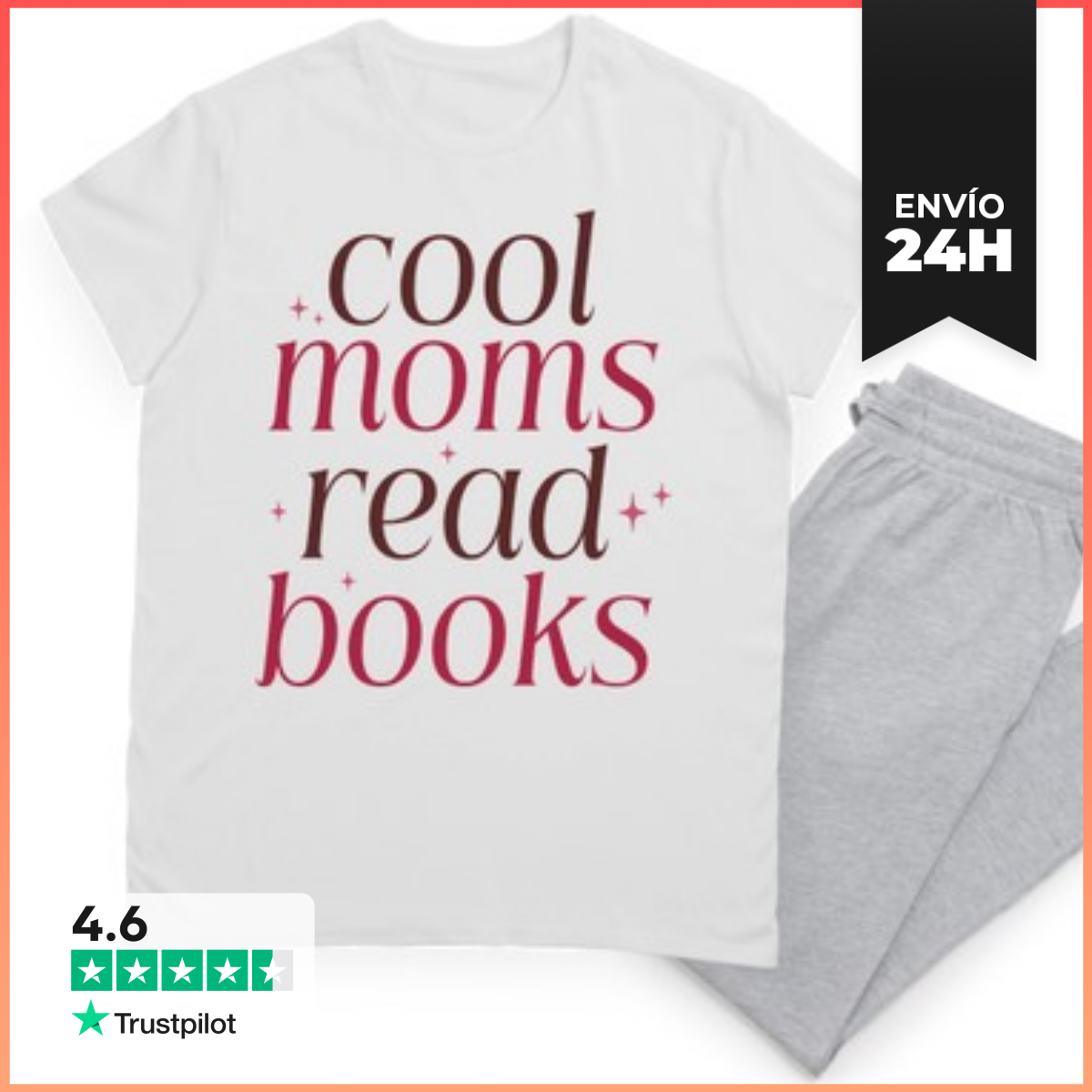 Pijama COOL MOMS READ BOOKS LaTostadora