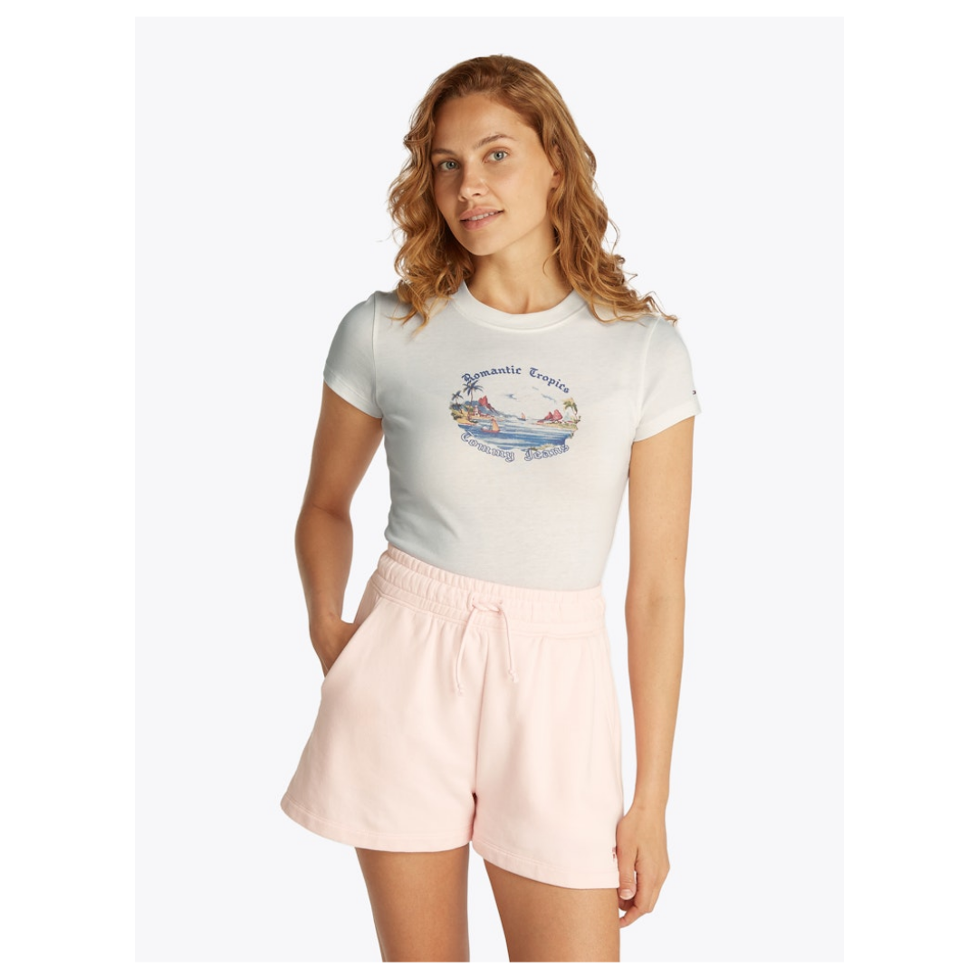 Tommy Jeans Damen T-Shirt Dw0dw21342 günstig online kaufen