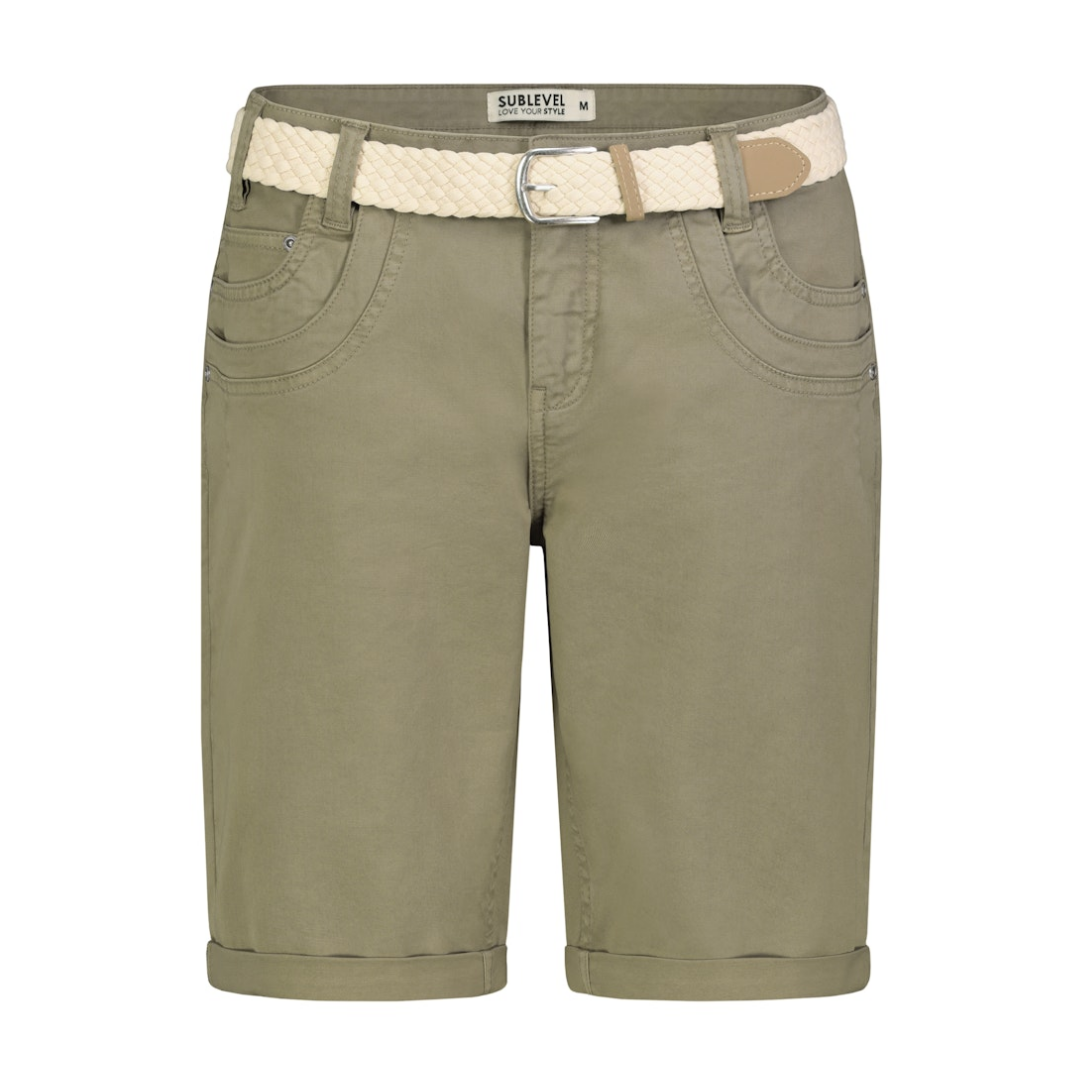 Eight 2 Nine - Damen Kurzshorts - Grün - Größe: XXL - bei Tara-M
