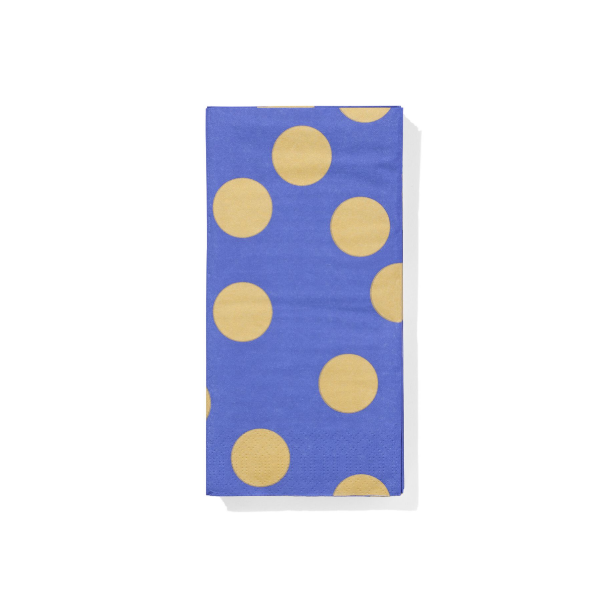 HEMA HEMA Servetten Stippen Blauw 40x40 -12 Stuks