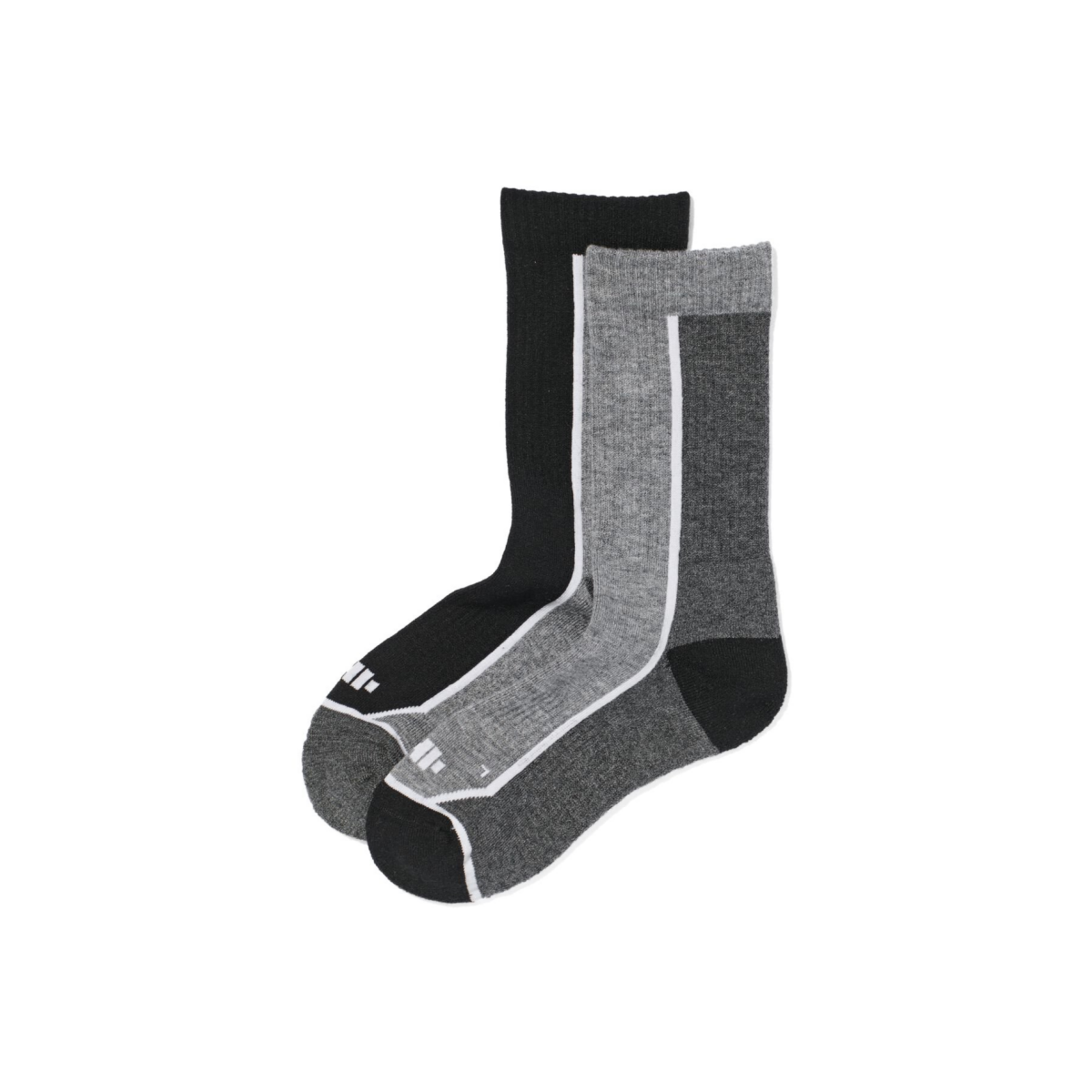HEMA HEMA Wandelsokken Naadloos - 2 Paar Zwart (zwart)