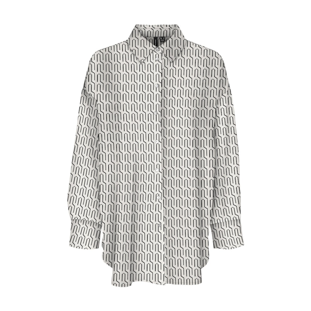 Vero Moda - Damen Langarmbluse - Weiß - Größe: M - bei Tara-M