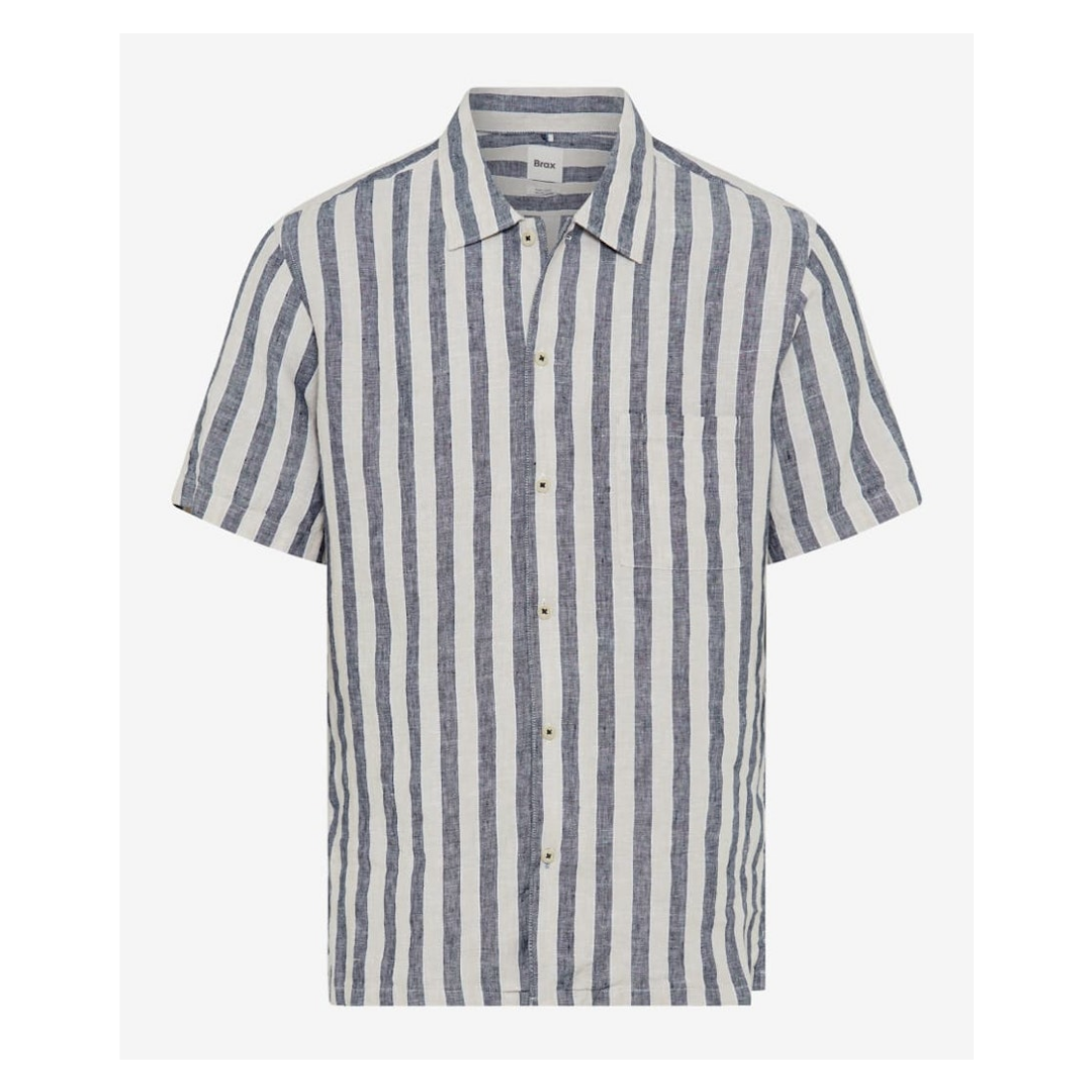 Brax - Herren Kurzarmhemd - Beige - Größe: XXL - bei Tara-M