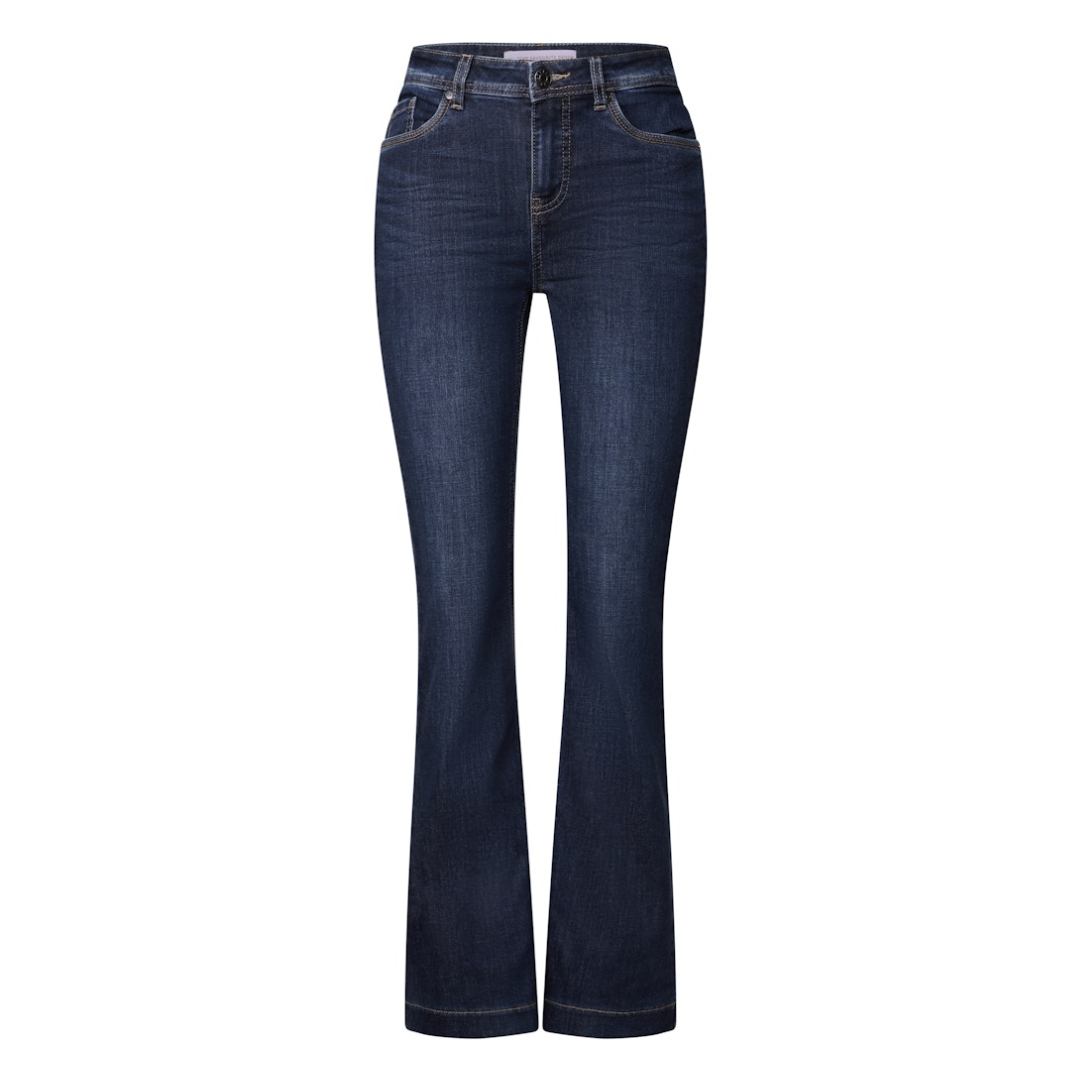 Street One - Damen Jeans - dark indigo washed - Größe: 28-32 - bei Tara-M
