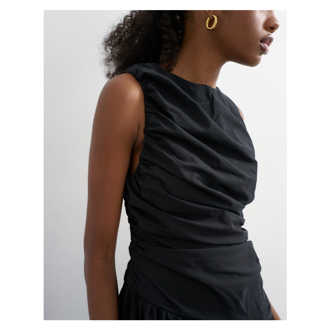 Topshop - Damen Kleid - Schwarz - Größe: 42 - bei Tara-M