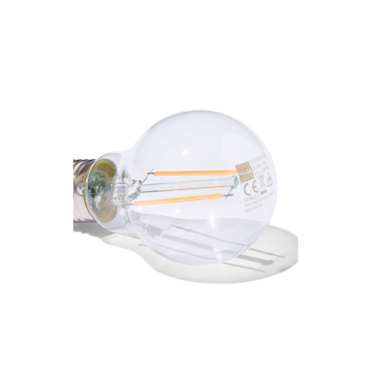 HEMA HEMA Led Peer Clear E27 2.9W 470lm