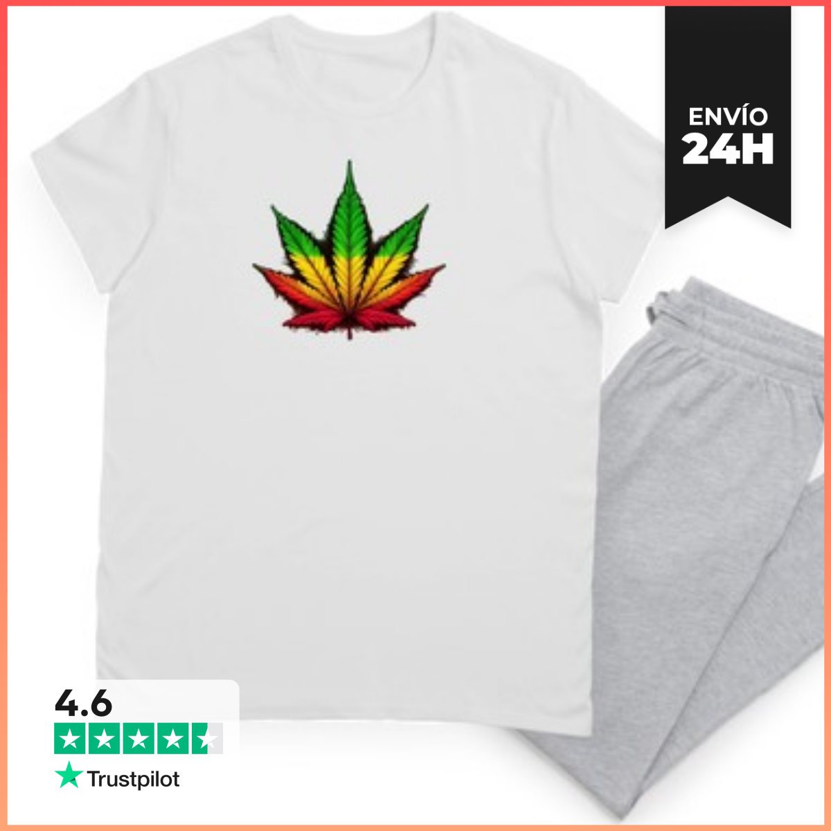 Pijama marijuana tricolor laTostadora