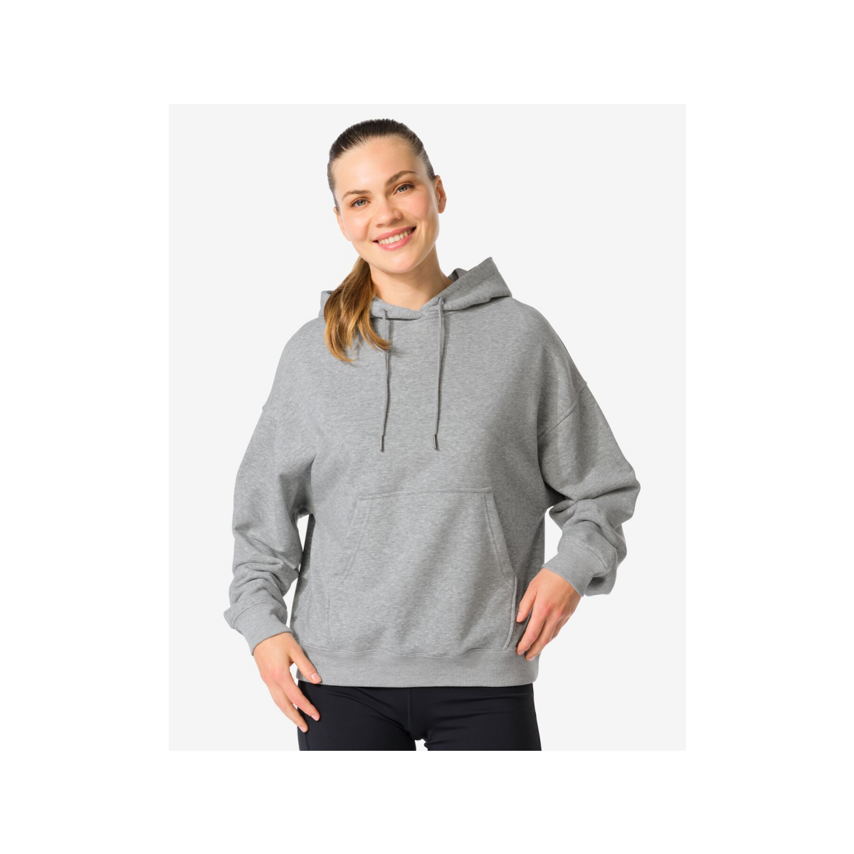 HEMA Dameshoodie donkergrijs (donkergrijs)