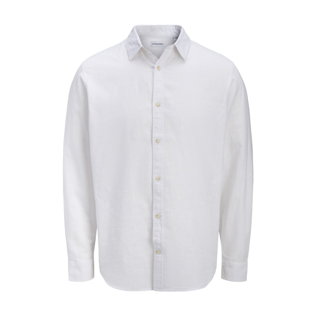 Jack & Jones - Herren Langarmhemd - Weiß - Größe: XXL - bei Tara-M