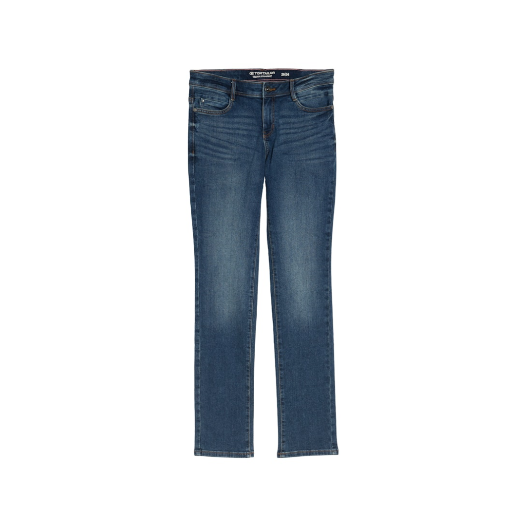 Tom Tailor - Damen Jeans - clean mid stone blue denim - Größe: 27-32 - bei Tara-M