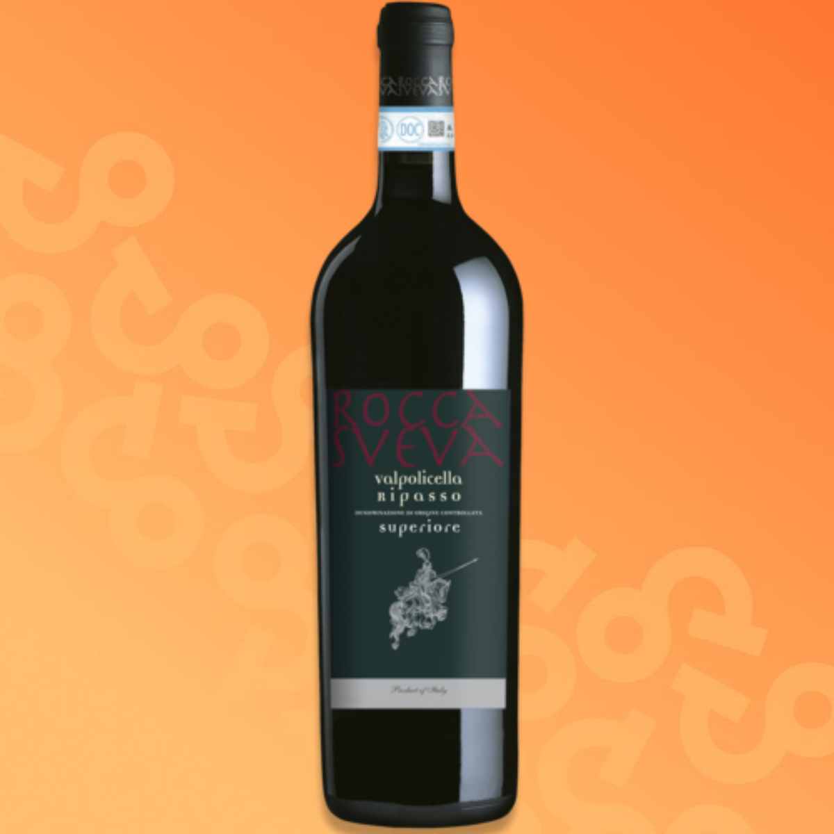 Bouteille de vin rouge Rocca Sveva Ripasso Valpolicella Superiore 75 cl