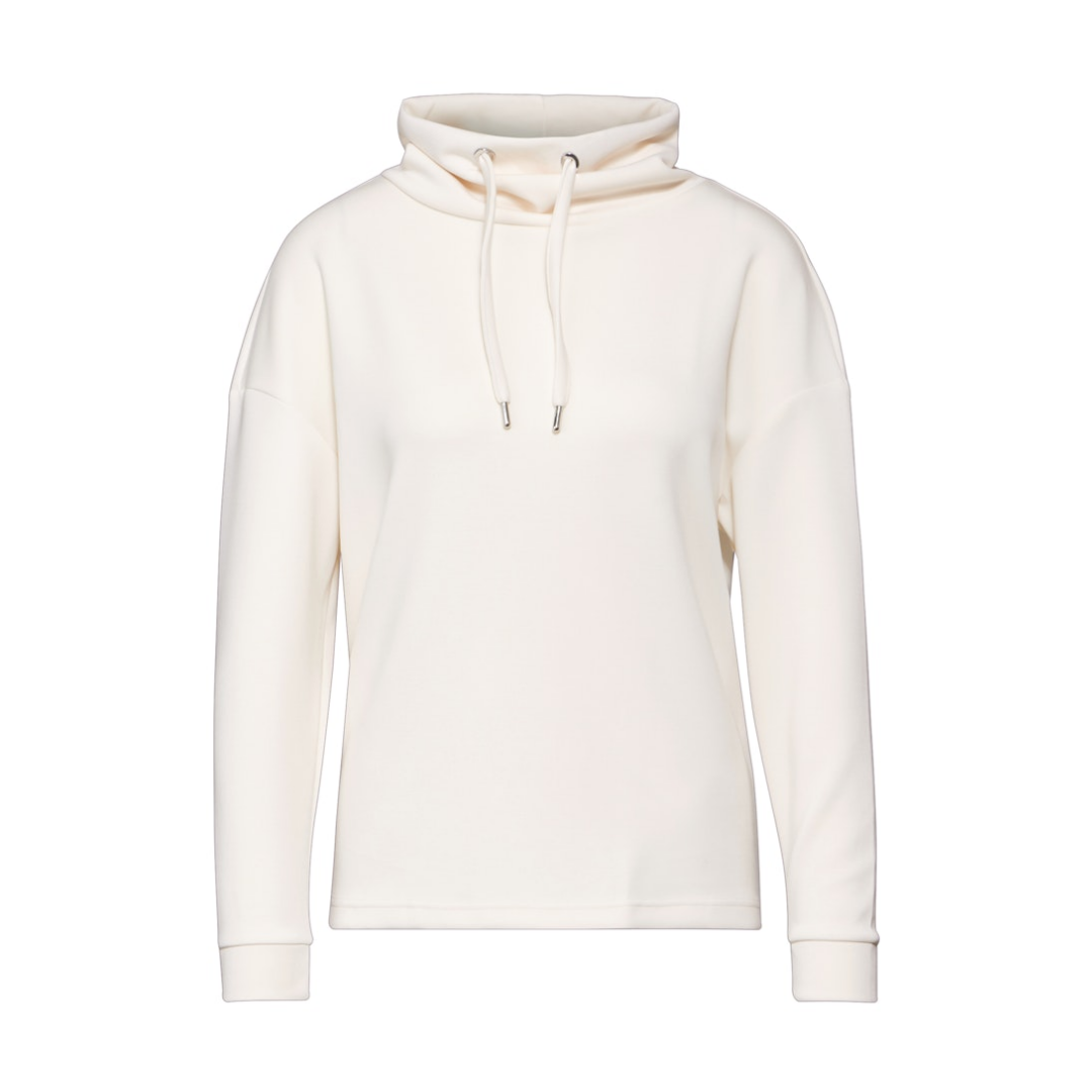 Street One - Damen Langarmshirt - Weiß - Größe: 42 - bei Tara-M