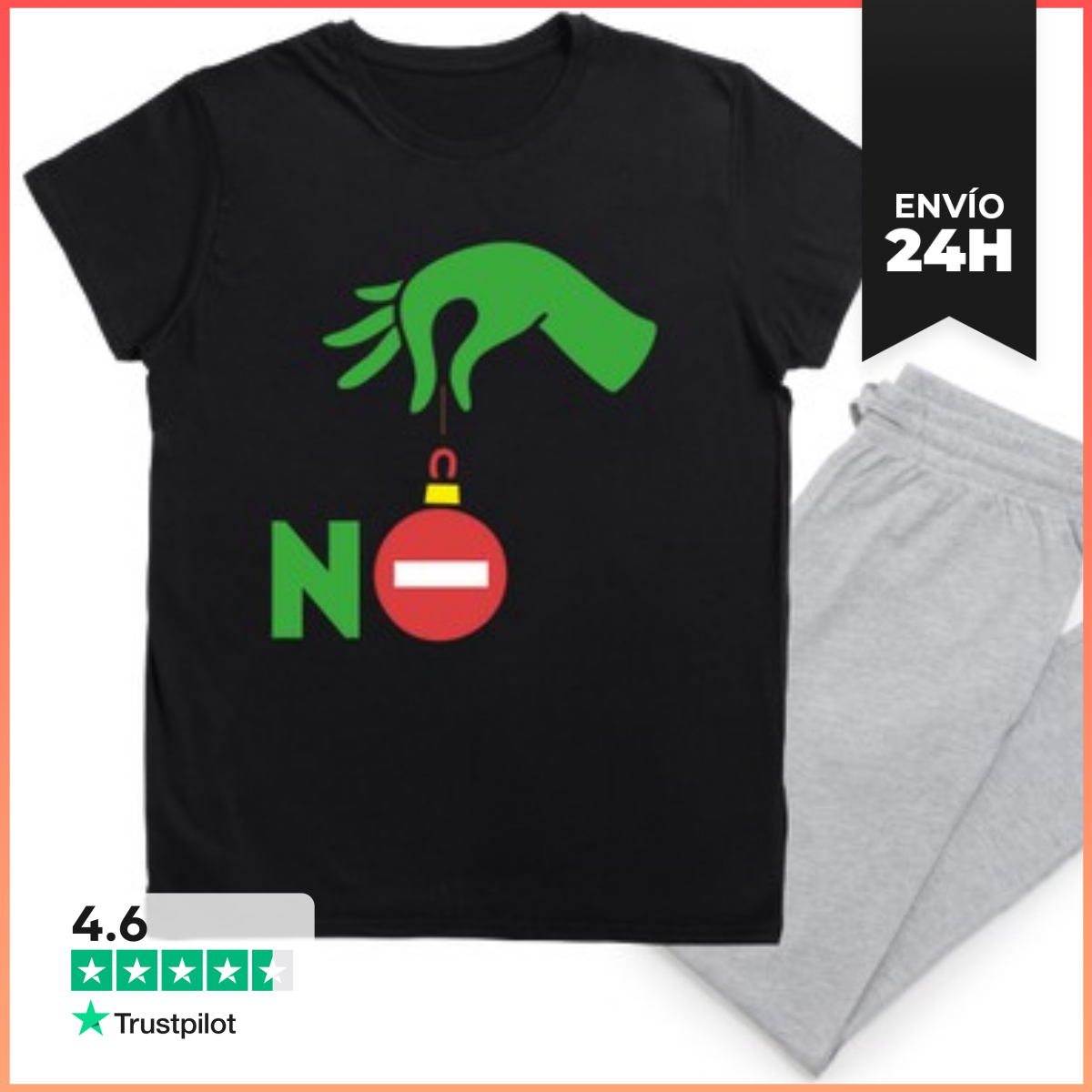 Pijama GRINCH NO NAVIDAD LaTostadora